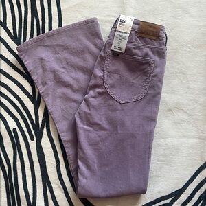 Lee Purple Corduroy Flare Pants